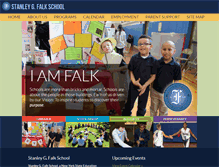 Tablet Screenshot of falkschool.com